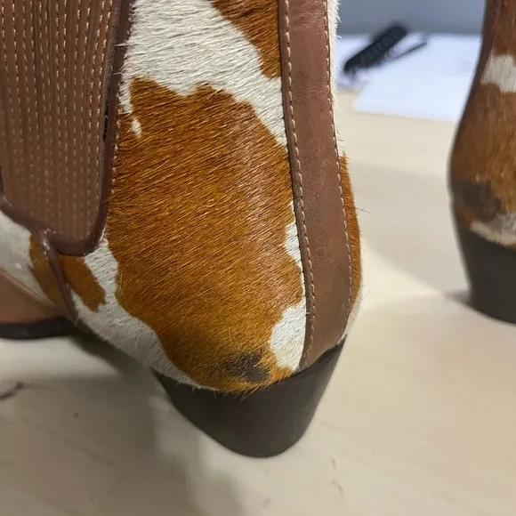 Dingo Cow Print Hair Hide Boots