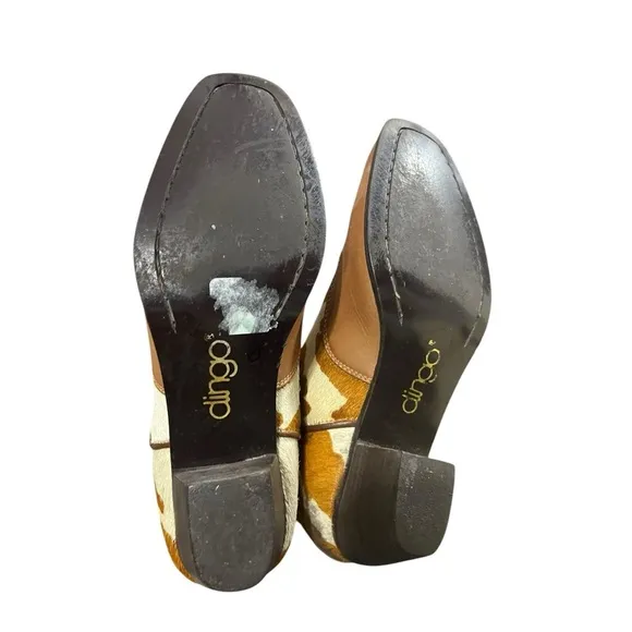 Dingo Cow Print Hair Hide Boots