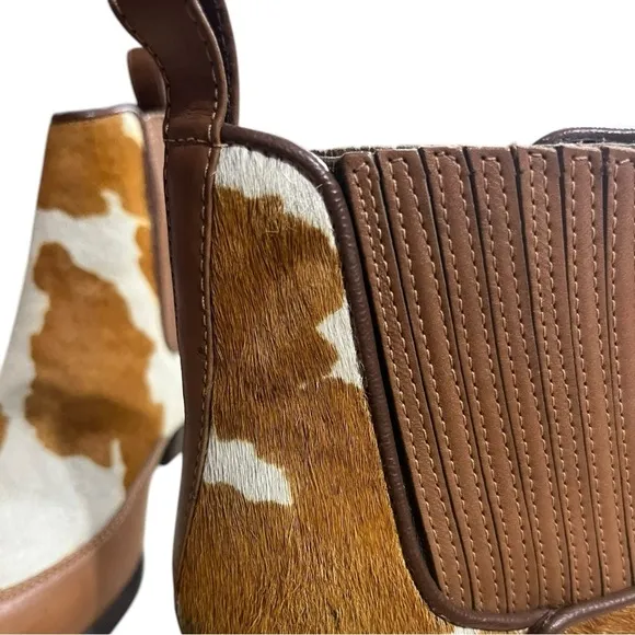 Dingo Cow Print Hair Hide Boots