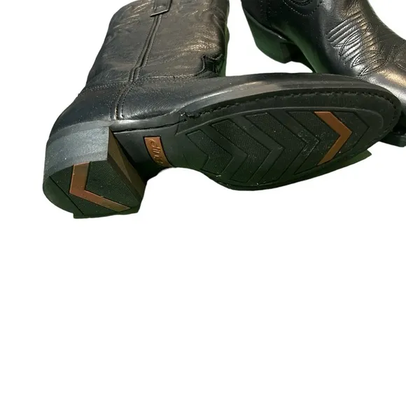 Dingo Western Black Boots Size 9D.