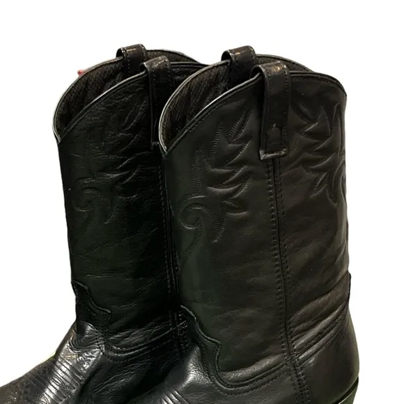 Dingo Western Black Boots Size 9D.