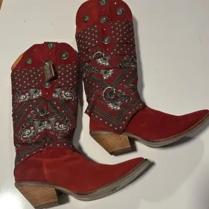 Dingo Womens Bandana Rhapsody‎ leather Western Boots