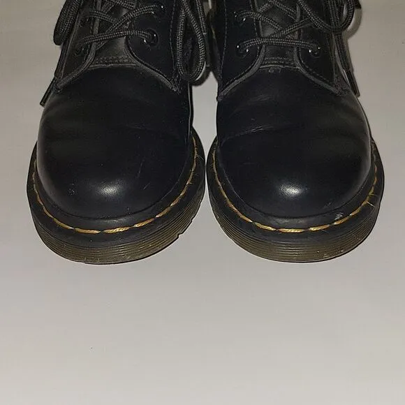 Doc Martens The Original 1460 Lace Up Black Leather Boots Women's Size 7