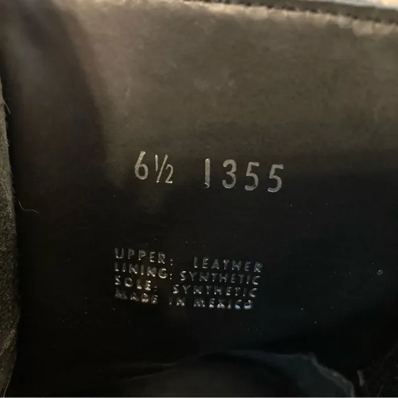 Dolce Vita Black Zip Moto Combat Boots 6.5 EUC