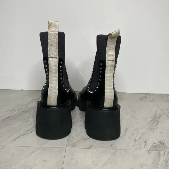 Dolce Vita Hoven Stud H2O Chelsea Chunky Leather Boot 9 1/2