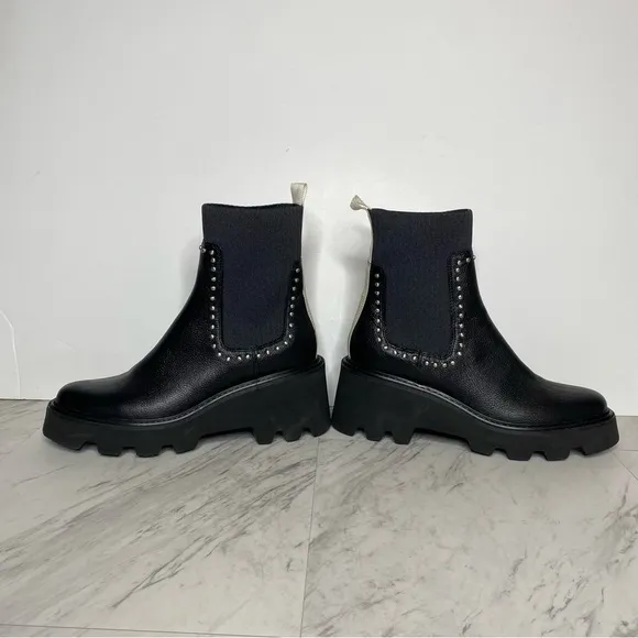 Dolce Vita Hoven Stud H2O Chelsea Chunky Leather Boot 9 1/2