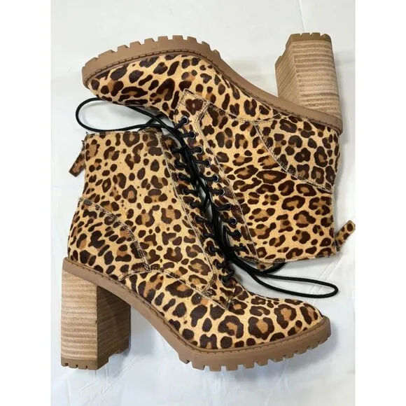 Dolce Vita Leopard Norma Boots 8.5