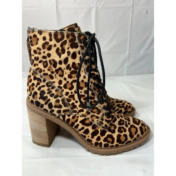 Dolce Vita Leopard Norma Boots 8.5