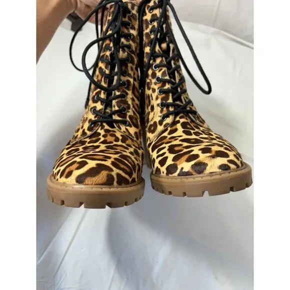 Dolce Vita Leopard Norma Boots 8.5