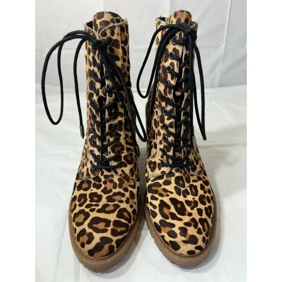 Dolce Vita Leopard Norma Boots 8.5
