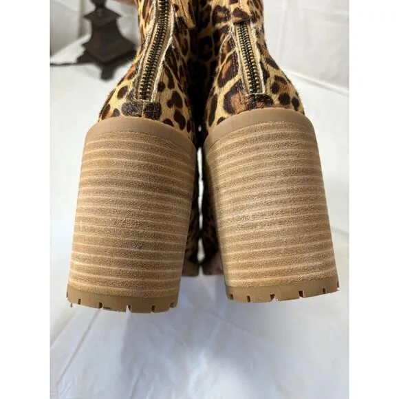 Dolce Vita Leopard Norma Boots 8.5
