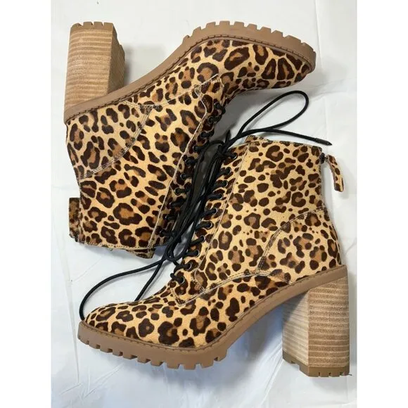 Dolce Vita Leopard Norma Boots 8.5