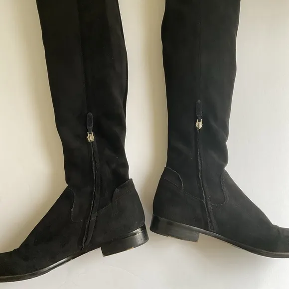Dolce Vita Neely Over-The-Knee Suede Boots Black