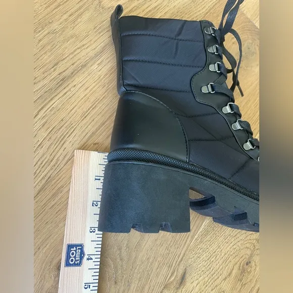 Dolce vita nonna lace up moto boots