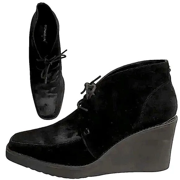 DONALD J PLINER Wedge Boots Size 6
