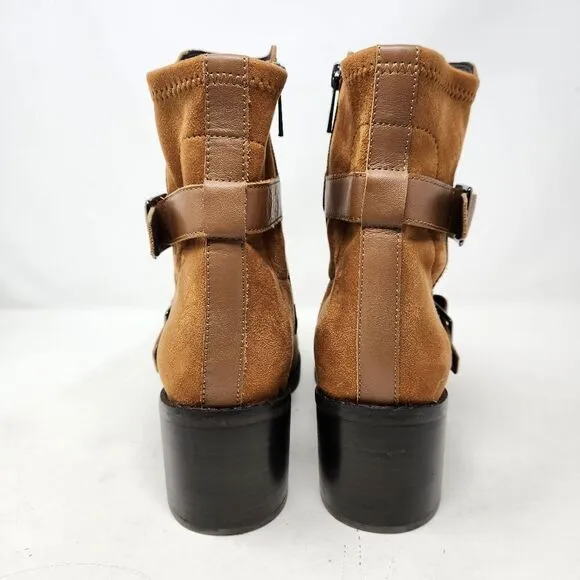 DONALD PLINER Darby Saddle Boots 10M