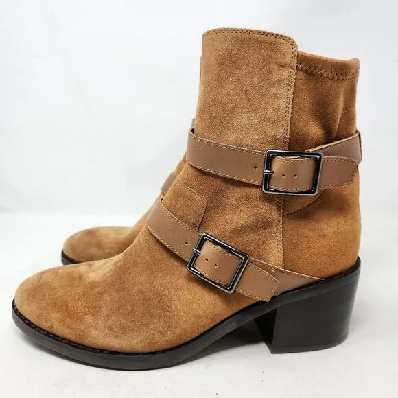DONALD PLINER Darby Saddle Boots 10M