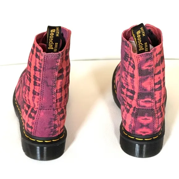 Dr. Martens 1460 Pascal Summer Tie Dye ( Tumbled ) Ankle Boots.