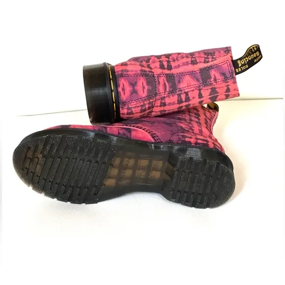 Dr. Martens 1460 Pascal Summer Tie Dye ( Tumbled ) Ankle Boots.