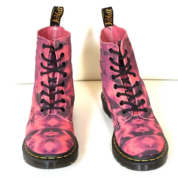 Dr. Martens 1460 Pascal Summer Tie Dye ( Tumbled ) Ankle Boots.
