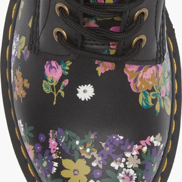 DR MARTENS 1460 Pascal Vintage Floral Leather Boots