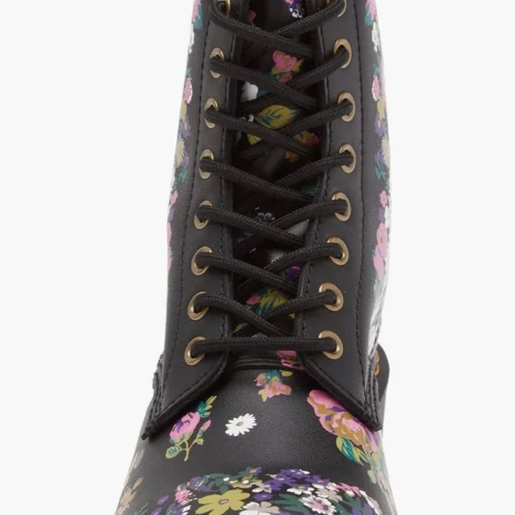 DR MARTENS 1460 Pascal Vintage Floral Leather Boots