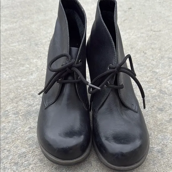 Dr. Martens Black Leather Ankle Boots