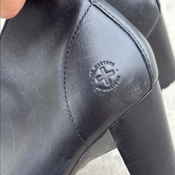 Dr. Martens Black Leather Ankle Boots