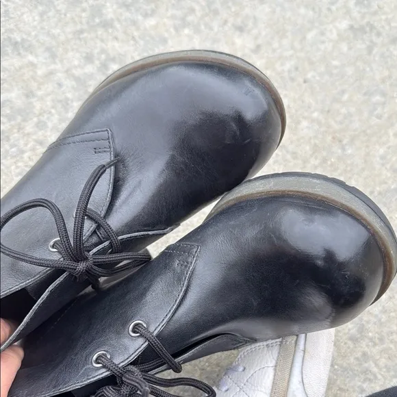 Dr. Martens Black Leather Ankle Boots