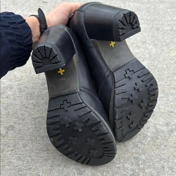 Dr. Martens Black Leather Ankle Boots