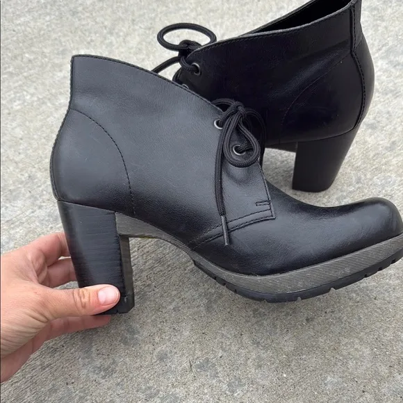 Dr. Martens Black Leather Ankle Boots