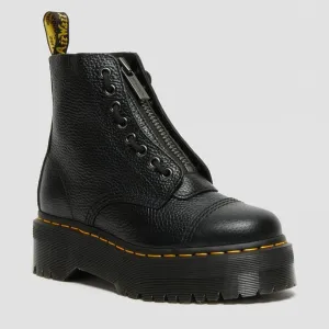 Dr. Martens Black Sinclair Leather Platform Boots Size 5
