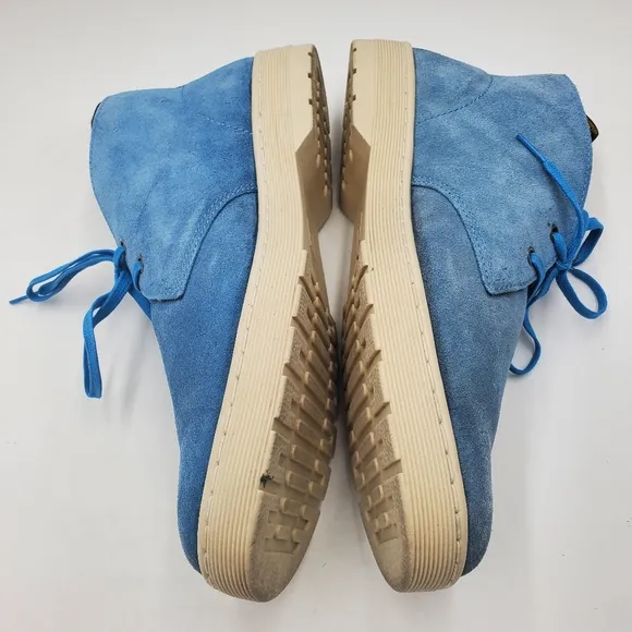 Dr. Martens Cabrillo Mid Ankle Blue Suede Chukka Monkey Boots Size 12