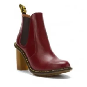 Dr. Martens Eloise Shiraz Burgundy 15308601 Womens Chelsea Boots Size 7