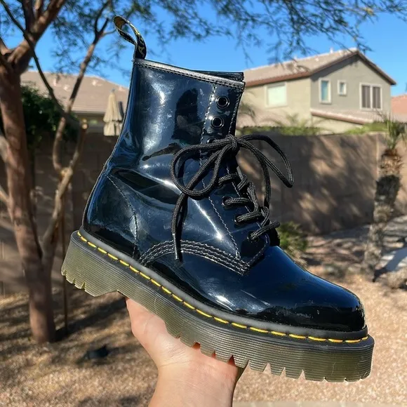 DR MARTENS Patent Leather Boots!