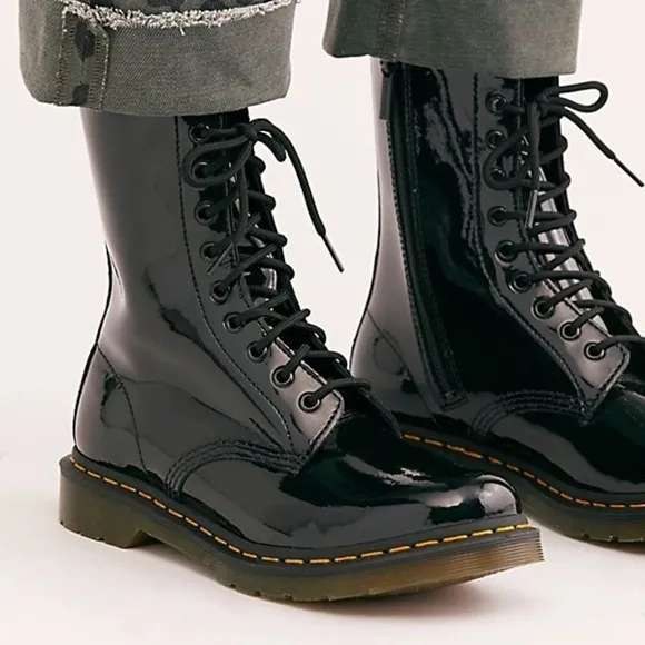 DR MARTENS Patent Leather Boots!