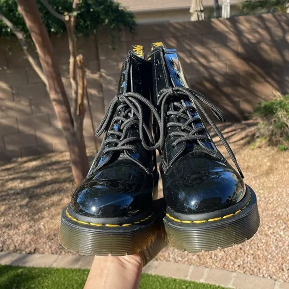 DR MARTENS Patent Leather Boots!