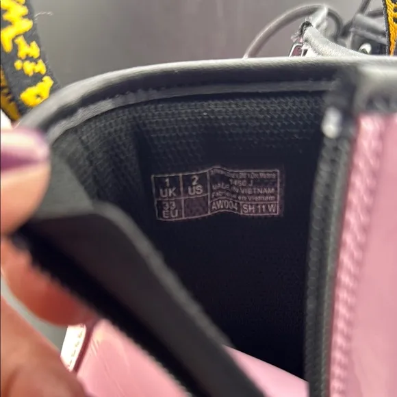Dr. Marten’s Pink Leather Kids Boots