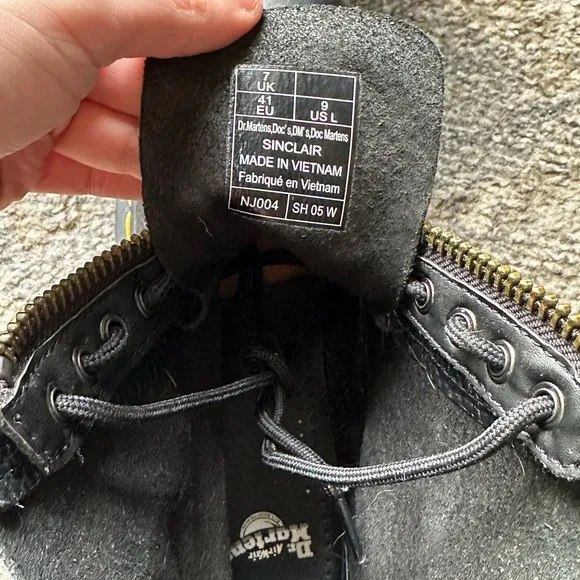 Dr Martens Sinclair Milled Napa Leather Boots