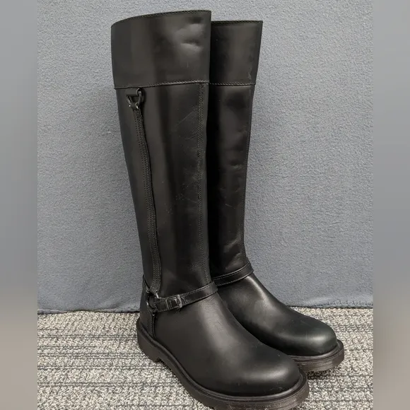 Dr Martens Women's Philippa Black Riding Boots Size 9