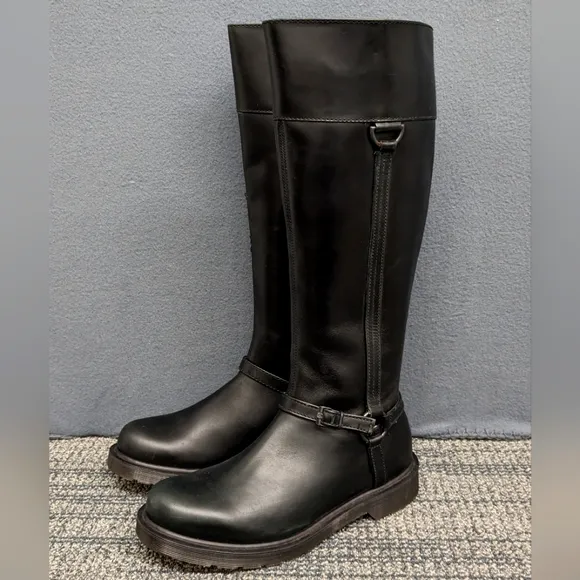Dr Martens Women's Philippa Black Riding Boots Size 9