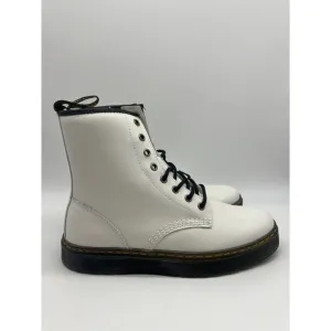 Dr Martens Zavala Boots White Patent Leather Women's Size 10 NEW🛒