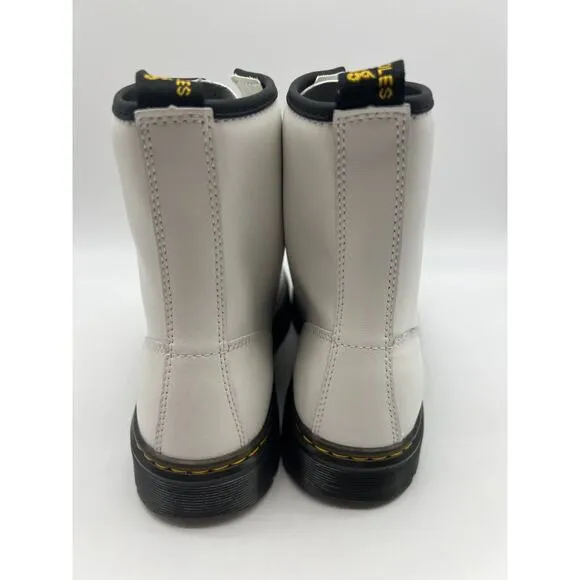 Dr Martens Zavala Boots White Patent Leather Women's Size 10 NEW🛒