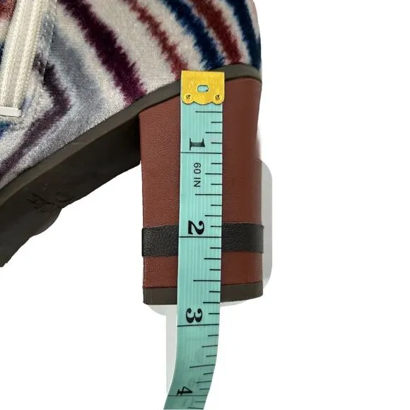Dr. Scholl's Original Collection Darcia Boots Printed Velvet Zebra Size 6