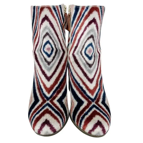 Dr. Scholl's Original Collection Darcia Boots Printed Velvet Zebra Size 6
