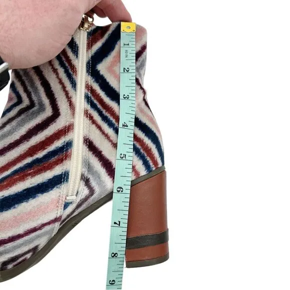Dr. Scholl's Original Collection Darcia Boots Printed Velvet Zebra Size 6