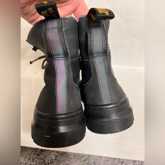 DR.MARTENS BOYS COMBS COMBAT BOOT