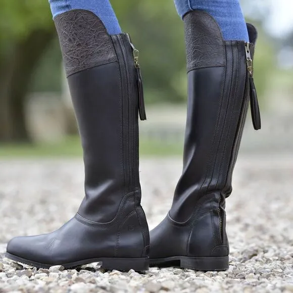 Dublin Unisex Adult Nore Leather Waterproof Country Boots / Dark Brown