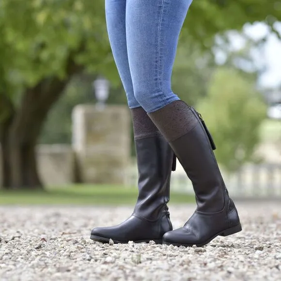 Dublin Unisex Adult Nore Leather Waterproof Country Boots / Dark Brown