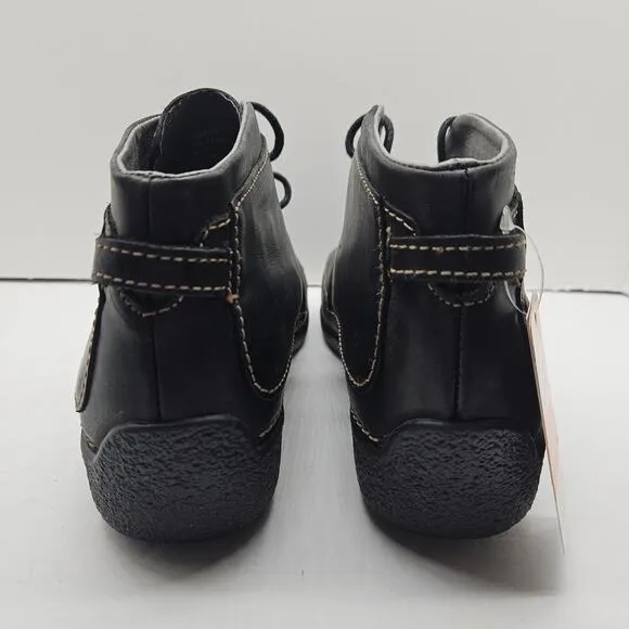 Duluth Trading Co Andina Womens Sz 9.5 Black Leather Chukka Ankle Boots NWT